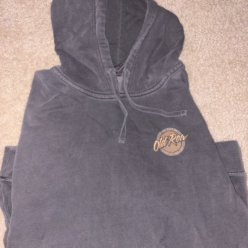 Old Row Men's Black Pullover Hoodie